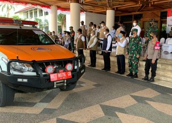 Kepala BNPB Lepas Mobil Masker di Wilayah Aceh