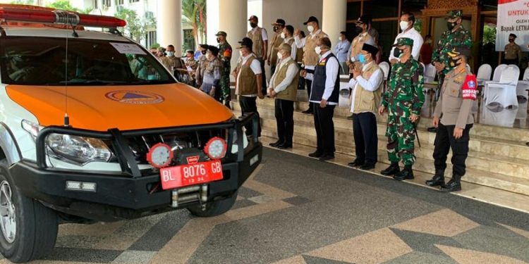 Kepala BNPB Lepas Mobil Masker di Wilayah Aceh