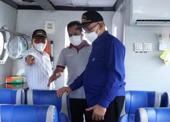 Sekda Aceh Tinjau Kapal Ambulance Laut, di Ulee Lheue