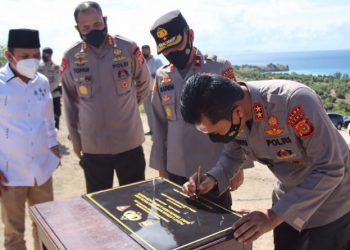 Kapolda Aceh Resmikan Pusat Latihan Satbrimob Polda Aceh Di Bukit Suharto
