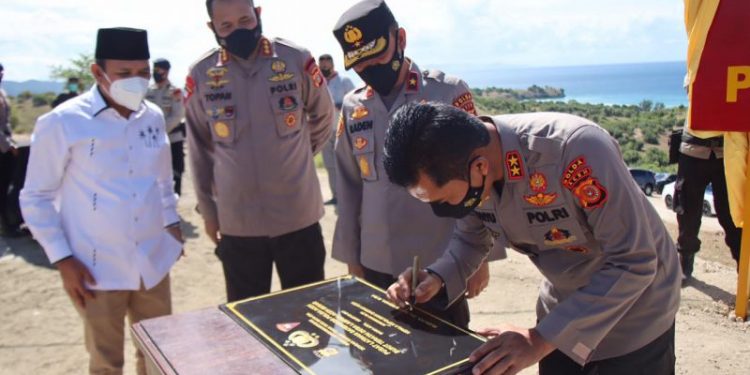Kapolda Aceh Resmikan Pusat Latihan Satbrimob Polda Aceh Di Bukit Suharto