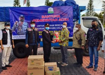 Gubernur Aceh Kirim Bantuan untuk Korban Kebakaran di Bener Meriah