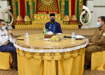 Bahas Peringatan Hari Damai Aceh, Gubernur Terima Audiensi BRA