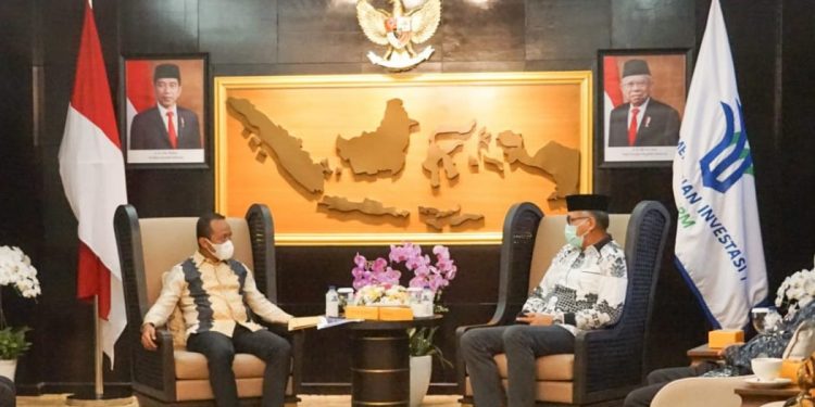 Bertemu Menteri Investasi, Gubernur Nova Bahas Kelanjutan Investasi UAE di Aceh