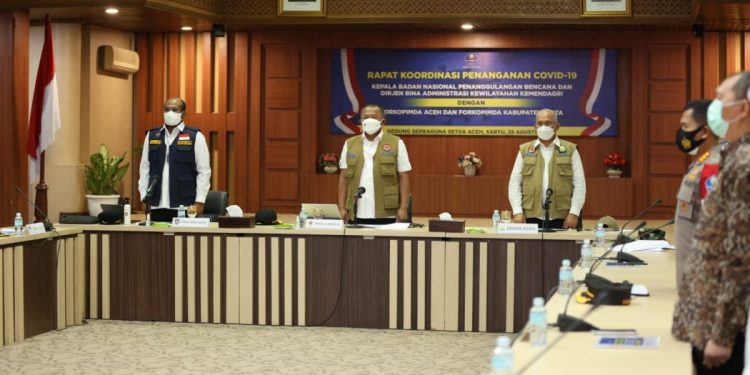 Kasatgas Covid-19 Nasional Apresiasi Penanganan Corona di Aceh