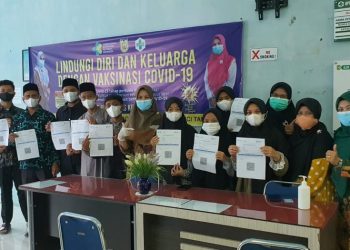 Semua Anggota Kafilah Aceh Jalani Vaksin Jelang STQHN