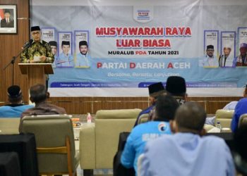 Buka Musyawarah Raya Luar Biasa PDA, Nova Ajak Implementasikan Enam Peran Penting Parpol Dalam Kehidupan Bernegara