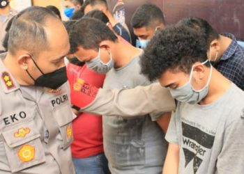 Polres Lhokseumawe Ciduk 22 Pemain Judi Online Chip High Domino