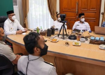 Gubernur Aceh Ikuti Penyerahan 124 Ribu Sertipikat Redistribusi Tanah Objek Reforma Agraria Oleh Presiden