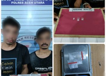 Tengah santai Menunggu Pelanggan, Pengedar Narkoba Di Boyong Polisi