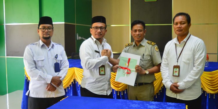 Kemenag dan BPN Subulussalam Teken MoU Sertifikasi Tanah Wakaf