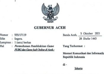 Gubernur Minta Menkominfo Blokir PUBG dan Game Judi Online Lainnya