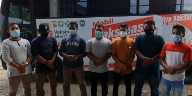 Penolakan yang Disertai Pengrusakan Gerai Vaksin di Abdya Diselesaikan Secara Restorative Justice