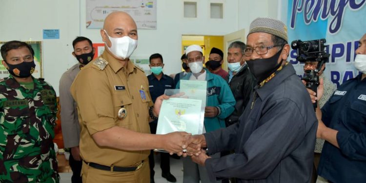 Plt. Bupati Dailami : Program PTSL Membantu Mengurangi Beban Masyarakat