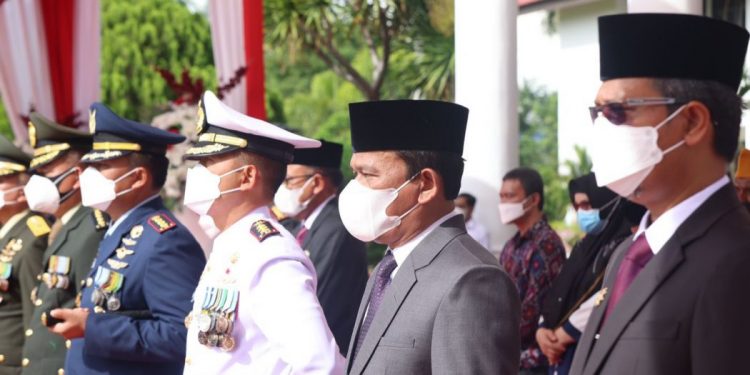 Pangdam Iskandar Muda Pimpin Upacara Hari Pahlawan di Kantor Gubernur Aceh