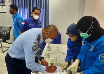 BNN Kota Banda Aceh Tes Urine Mendadak Petugas Imigrasi Banda Aceh