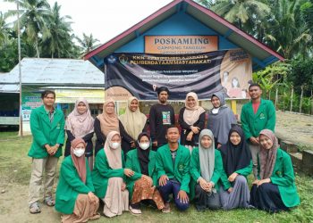 Mahasiswa KKN 99 Membantu Pengabdian Dosen di Cot Keumuneng Kecamatan Sawang Aceh Utara