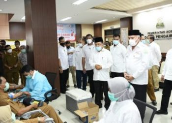 Sepanjang Tahun 2021 ASN Pemerintah Aceh Mendonorkan 8.215 Kantong Darah