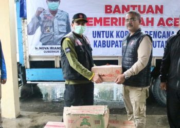 Pemerintah Aceh Kirim Empat Truck Bantuan Masa Panik untuk Korban Banjir