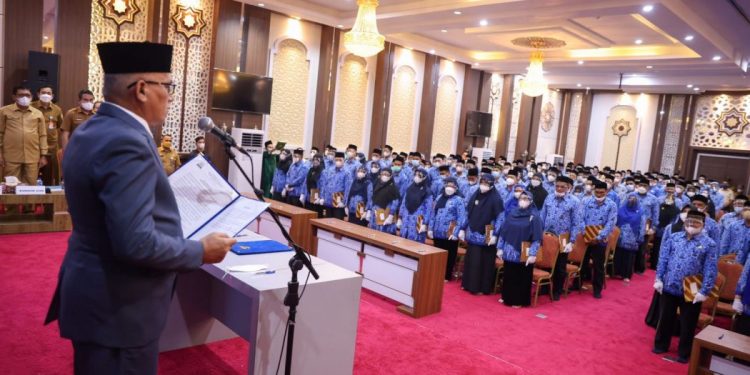 Lulus Seleksi, Sekda Lantik 368 Kepala SMA, SMK dan SLB se-Aceh