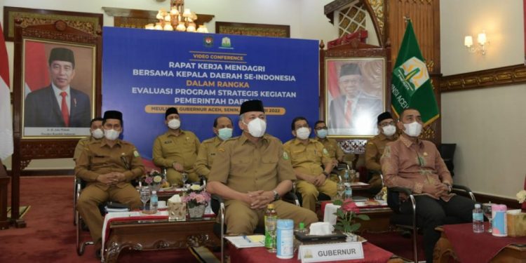 Gubernur dan Ketua DPR Aceh Ikuti Rakernas Bersama Mendagri