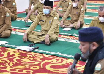 Usai Dzikir dan Do’a, Asisten Sekda Sapa ASN di Wilayah Terdampak Banjir