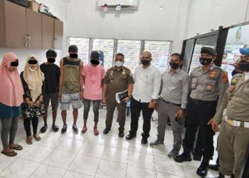 Lima Remaja Diamankan Satpol PP dan WH Kota Banda Aceh, Diduga Sedang Konsumsi Narkoba