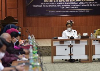 DPD RI Diharapkan Tak Kesampingkan Keistimewaan Aceh dalam Revisi Undang-Undang Energi