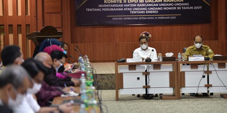 DPD RI Diharapkan Tak Kesampingkan Keistimewaan Aceh dalam Revisi Undang-Undang Energi