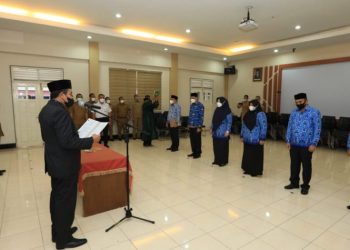 Enam Pejabat Administrator dan Pengawas Pemerintah Aceh Dilantik