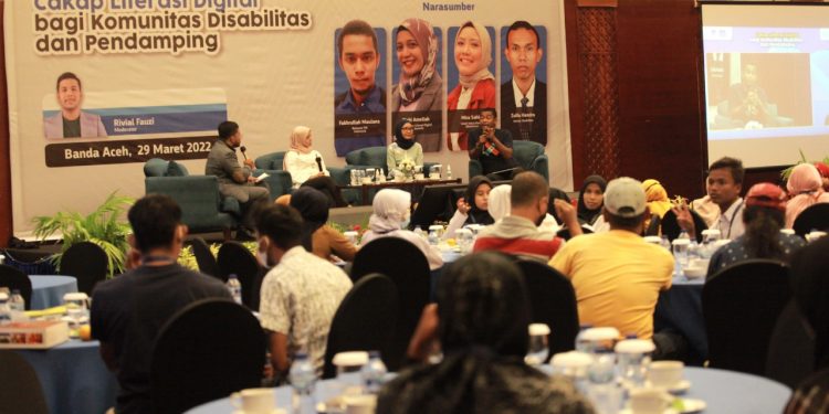 Cakap Digital, Kominfo dan Siberkreasi Selenggarakan Kelas Literasi Digital bagi Komunitas Disabilitas.