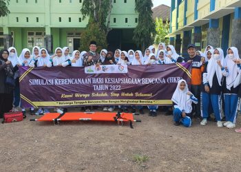Ratusan Siswa Ikut Simulasi Gempa dan Tsunami