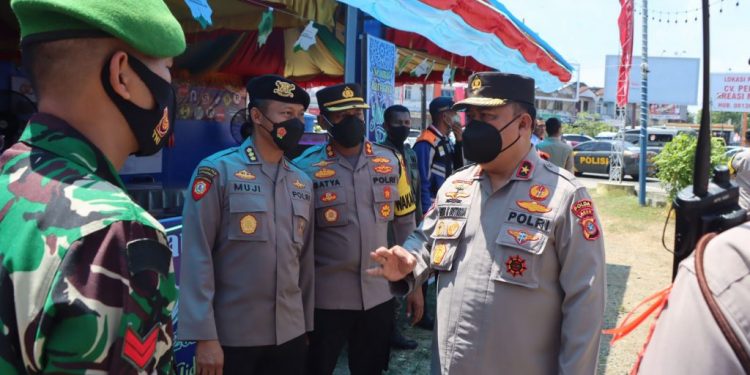 Wakapolda Cek Pos Pelayanan Lebaran Aceh Besar