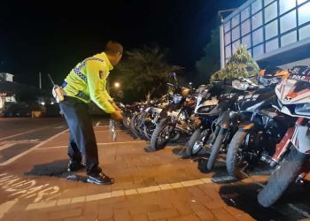 Lagi, Satlantas Polresta Banda Aceh Amankan 35 Unit Motor Berknalpot Racing