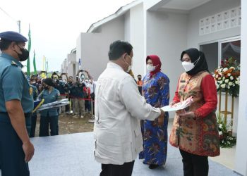 53 Ahli Waris Pahlawan KRI Nanggala-402 Resmi Menempati Rusus