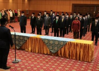 Lantik Pimpinan PTKN dan Pejabat Eselon II, Ini Pesan Menag Lantik Pimpinan PTKN dan Pejabat Eselon II, Ini Pesan Menag