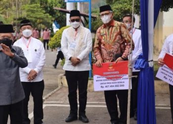 Wapres Serahkan  Bansos BLT Minyak Goreng hingga PKH Senilai Rp480 Miliar Ke Masyarakat Aceh