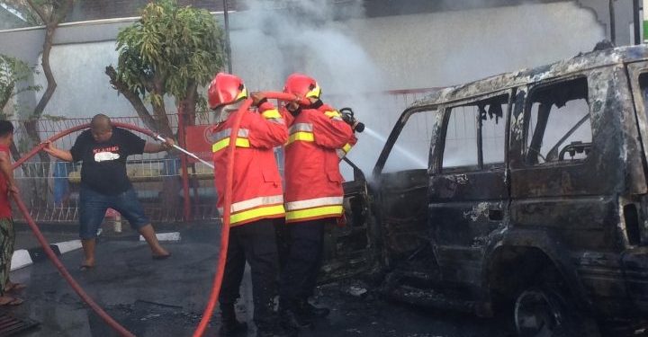 Polisi Selidiki Dugaan Salah Isi BBM Yang Menyebabkan Terbakarnya Mobil di SPBU Batoh