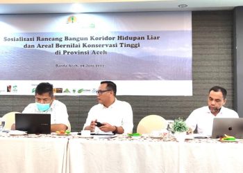 DLHK Aceh Gelar Sosialisasi Rancang Bangun Koridor Hidupan Liar