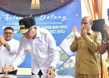 Gubernur Resmikan Dua Ruas Jalan Multiyears Contract di Aceh Tamiang