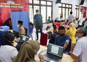 Capaian Vaksinasi Covid-19 Pemerintah Aceh Kini 102.374