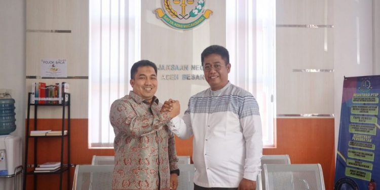 Awali Tugas Sebagai Pj Bupati, Iswanto Silaturahmi Dengan Forkopimdakab Aceh Besar