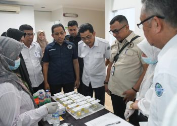 Wujudkan BPKS Bersinar, BNN Kota Sabang Tes Urine Pejabat dan Pegawai BPKS
