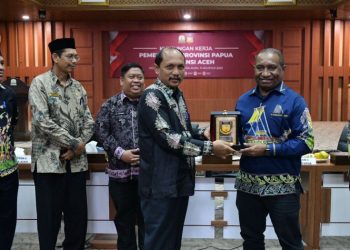 Pemerintah Aceh Terima Kunjungan Delegasi Pemerintah Provinsi Papua