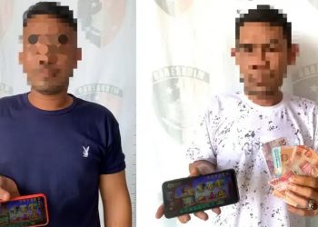 Satreskrim Polres Simeulue Tangkap Agen dan Pemain Chip Higgs Domino