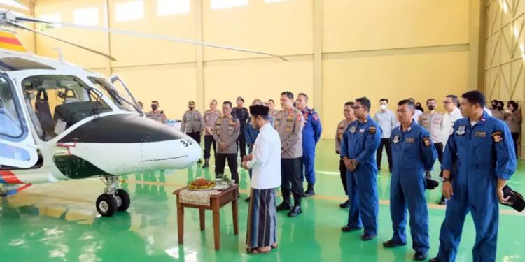 Polda Aceh Kini Miliki Helikopter Baru Jenis AWL-169