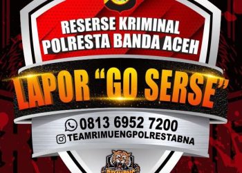 Tingkatkan Pelayanan Bagi Warga, Polresta Banda Aceh Luncurkan Layanan Pengaduan Online “Go Serse”