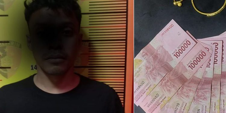 Polisi Tangkap Pelaku Pencurian Emas Seberat 62 Mayam dan Uang 10 Juta