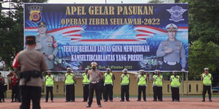 Polda Aceh Gelar Operasi Zebra Seulawah Mulai 3 Hingga 16 Oktober 2022