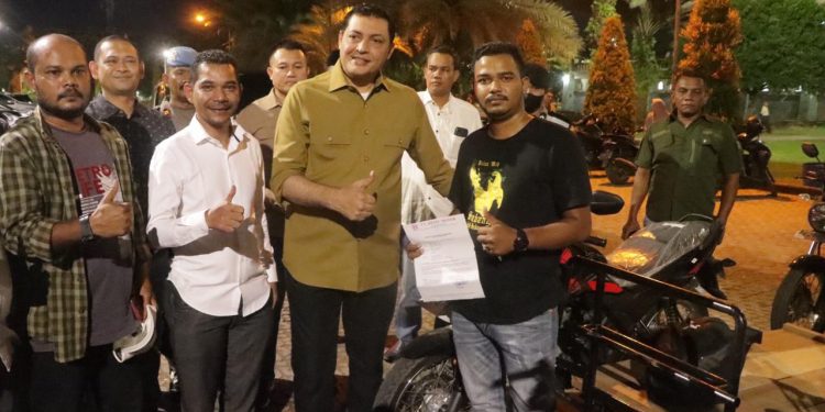 Kapolda Aceh Salurkan Bantunan BRA Kepada Mantan Kombatan GAM di Lhokseumawe